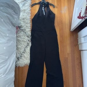 Alice and Trixie Black Halter Jumpsuit